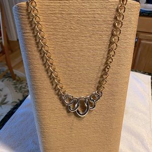 New 22” adjustable large link pendant necklace.